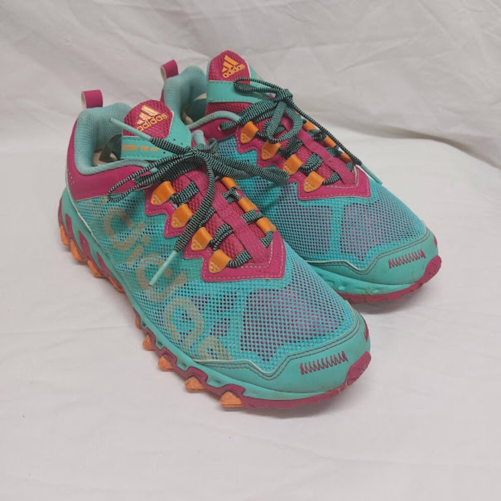 Adidas Vigor TR 4 Womens Size 8.5 Teal/Pink Running/Walking Trail Shoes D74004